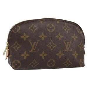 LOUIS VUITTON Monogram Pochette Cosmetic PM Pouch M43998 LV Auth hk3241